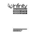 INFINITY SSW-210 Owner's Manual
