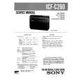 SONY ICFC260 Service Manual