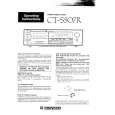 PIONEER CTS507R Owner's Manual