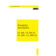 ZANUSSI FL850W Owner's Manual