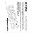 BLAUPUNKT RPC250 Owner's Manual