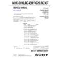 SONY MHCRG20 Service Manual