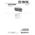 SONY ICFM410L Service Manual