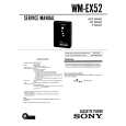 SONY WM-EX52 Service Manual