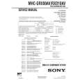 SONY MHCRXD10AV Service Manual