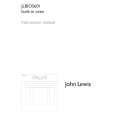 JOHN LEWIS JLBIOS601 Owner's Manual