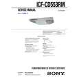 SONY ICFCD553RM Service Manual