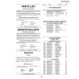 SHARP XG-NV51XA Parts Catalog