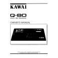 KAWAI Q80 Owner's Manual