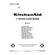 WHIRLPOOL KHM7TWH5 Parts Catalog