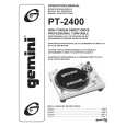 GEMINI PT-2400 Owner's Manual