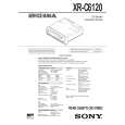 SONY XRC6120 Service Manual