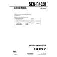 SONY SENR4820 Service Manual