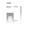SIEMENS WM35030SI Owner's Manual