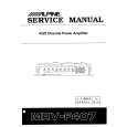 ALPINE MRV-F407 Service Manual