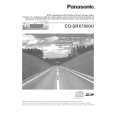 PANASONIC CQSRX7000U Owner's Manual