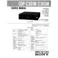 SONY CDPC305M Service Manual
