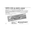 BLAUPUNKT RPD435X Owner's Manual