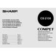 SHARP CS2130 Owner's Manual