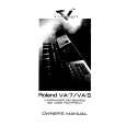 ROLAND VA-7 Owner's Manual