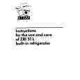 ZANUSSI ZRi51L Owner's Manual