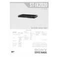 SONY STJX2020 Service Manual