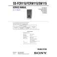 SONY SSSW115 Service Manual