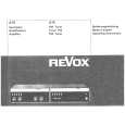 REVOX A78 Owner's Manual