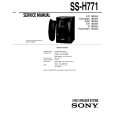 SONY SS-H771 Service Manual