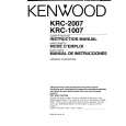 KENWOOD KRC1007 Owner's Manual