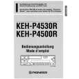 PIONEER KEH-P4500R (G) Owner's Manual