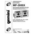 GEMINI MP-3000X Owner's Manual
