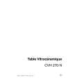 FAURE CVH270N Owner's Manual