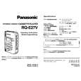 PANASONIC RQE27V Owner's Manual
