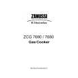 ZANUSSI ZCG7680BKN Owner's Manual