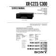 SONY XRC223 Service Manual