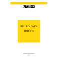 ZANUSSI BMF810W Owner's Manual