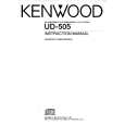 KENWOOD UD505 Owner's Manual