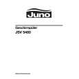JUNO-ELECTROLUX JSV5460 Owner's Manual
