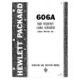 HEWLETT-PACKARD 606A Owner's Manual