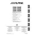 ALPINE CDM7858R Owner's Manual