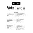 ROTEL RA-713 Service Manual