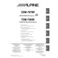 ALPINE TDM-7585R Owner's Manual