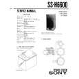 SONY SSH6600 Service Manual