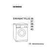 SIEMENS SIWAMAT PLUS 40 Owner's Manual
