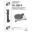 GEMINI XL-500II Owner's Manual