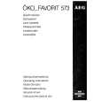 AEG FAV573 Owner's Manual