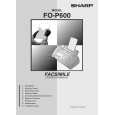 SHARP FOP600 Owner's Manual