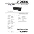 SONY XRC453RDS Service Manual