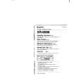SONY XR-6088 Owner's Manual